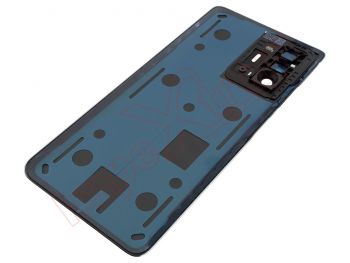 Tapa de batería genérica negra / gris meteorito "Meteorite Gray" con lente de cámaras para Xiaomi 11T 5G, 21081111RG / Xiaomi 11T Pro 5G, 2107113SG